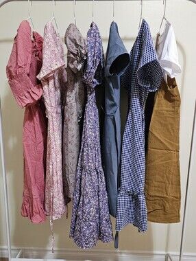 Instant Cottagecore Wardrobe Bundle 7 New Dresses Fits S/M NWOT
